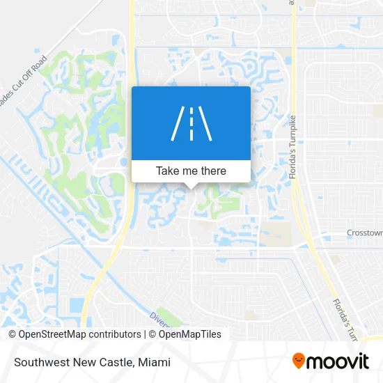 Southwest New Castle map