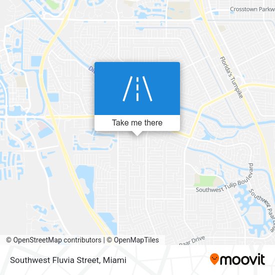 Southwest Fluvia Street map