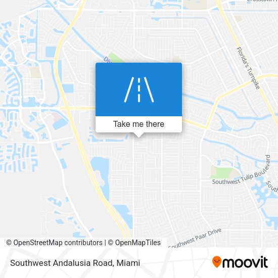 Southwest Andalusia Road map