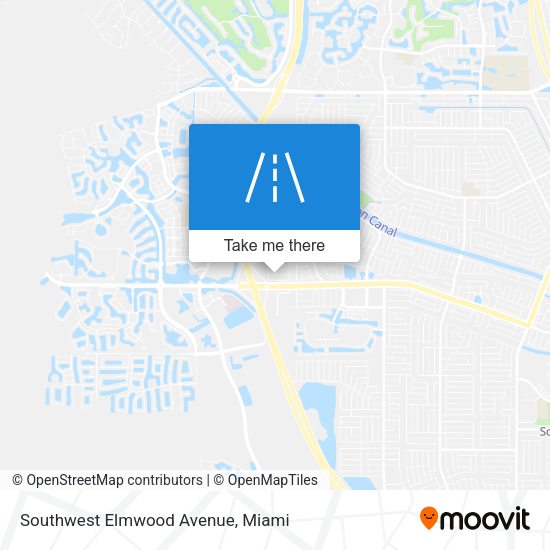 Mapa de Southwest Elmwood Avenue