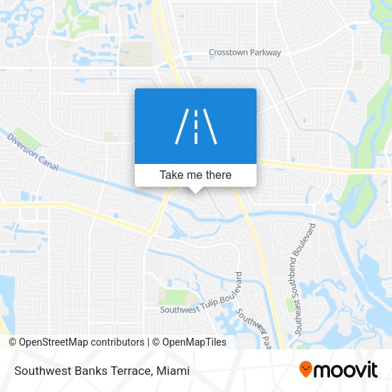 Mapa de Southwest Banks Terrace