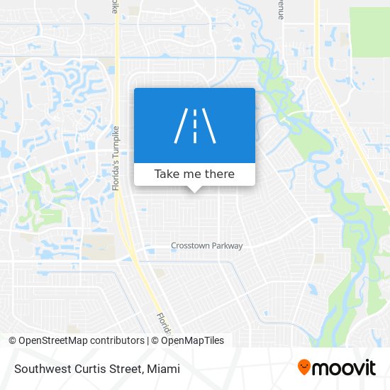 Southwest Curtis Street map