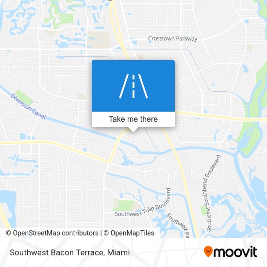 Mapa de Southwest Bacon Terrace