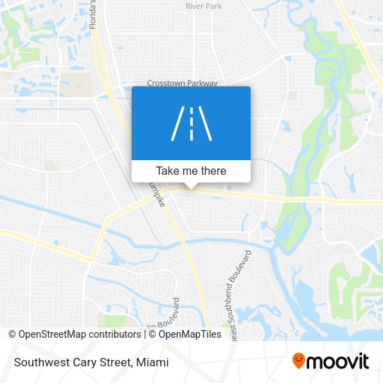 Mapa de Southwest Cary Street