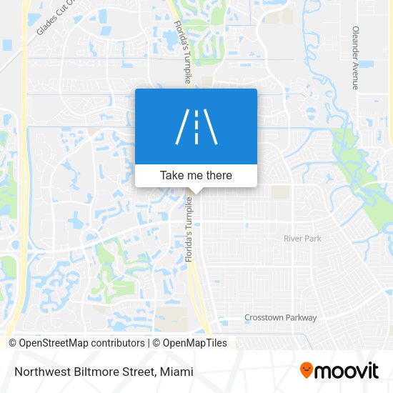 Northwest Biltmore Street map