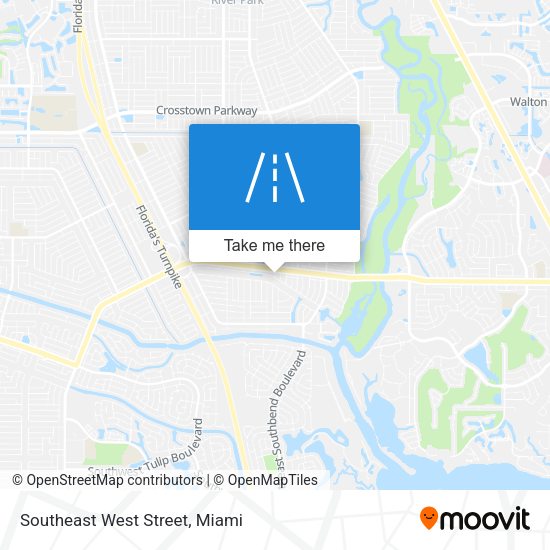 Southeast West Street map