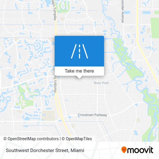 Southwest Dorchester Street map