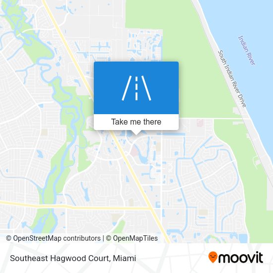 Southeast Hagwood Court map
