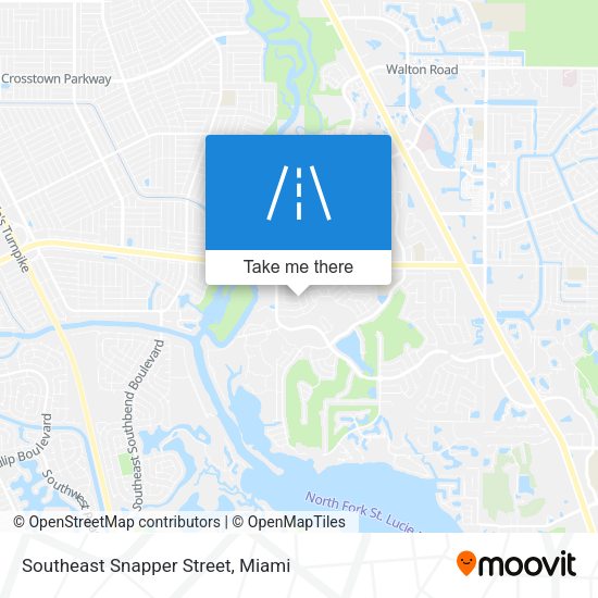 Southeast Snapper Street map