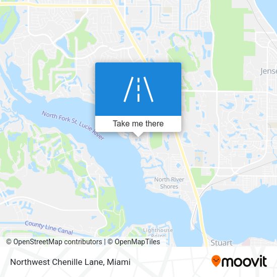 Mapa de Northwest Chenille Lane