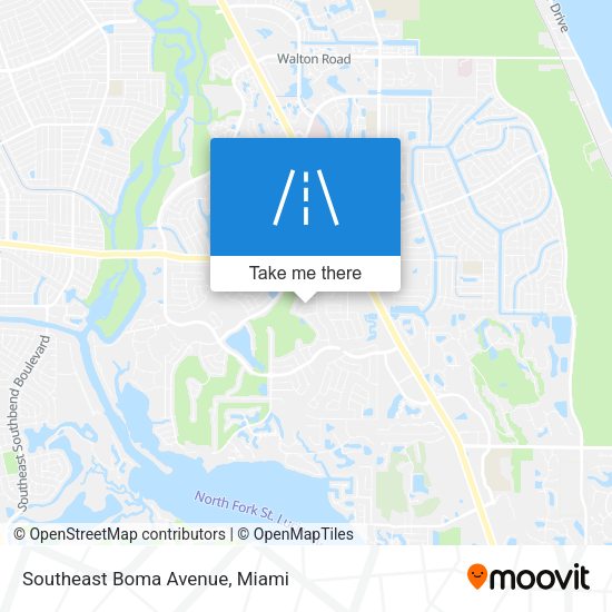 Southeast Boma Avenue map