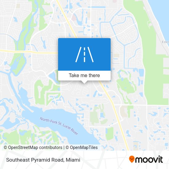 Southeast Pyramid Road map