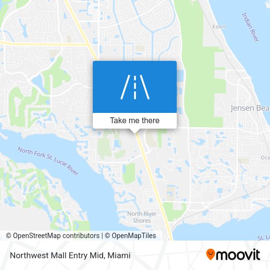 Northwest Mall Entry Mid map