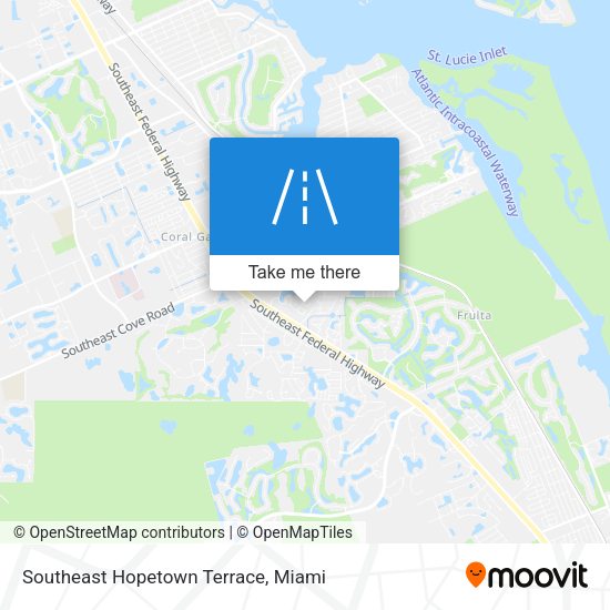 Southeast Hopetown Terrace map
