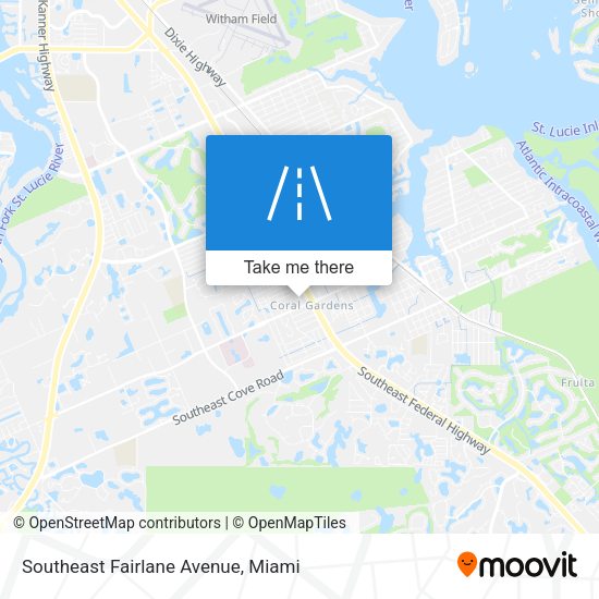 Mapa de Southeast Fairlane Avenue