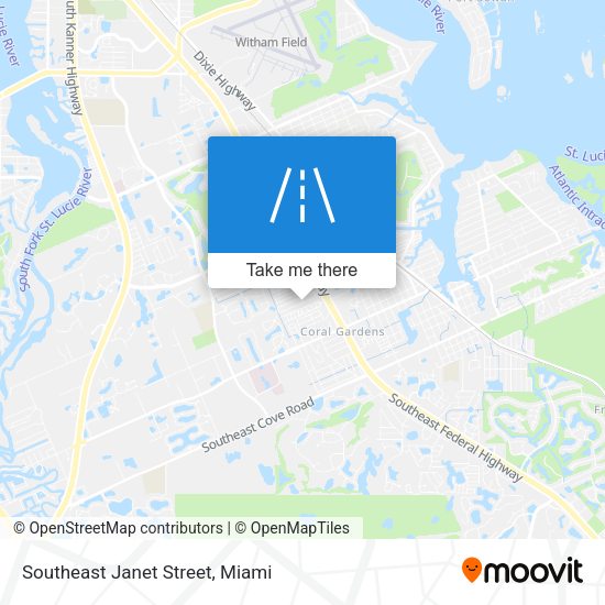 Southeast Janet Street map