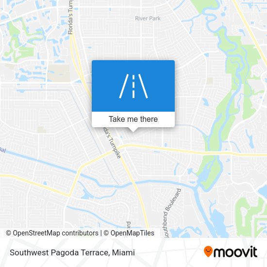 Southwest Pagoda Terrace map