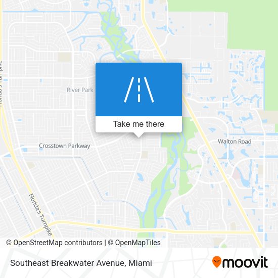 Mapa de Southeast Breakwater Avenue