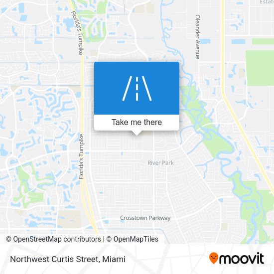 Northwest Curtis Street map