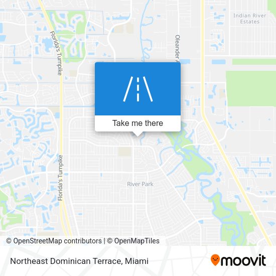 Northeast Dominican Terrace map
