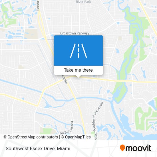 Southwest Essex Drive map