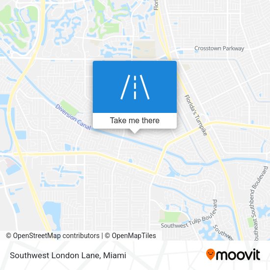 Southwest London Lane map