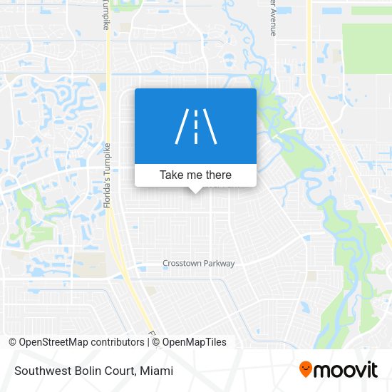 Southwest Bolin Court map