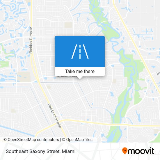 Mapa de Southeast Saxony Street