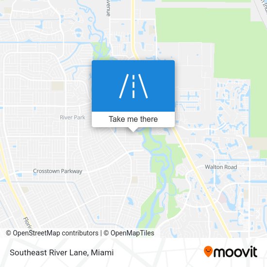 Southeast River Lane map