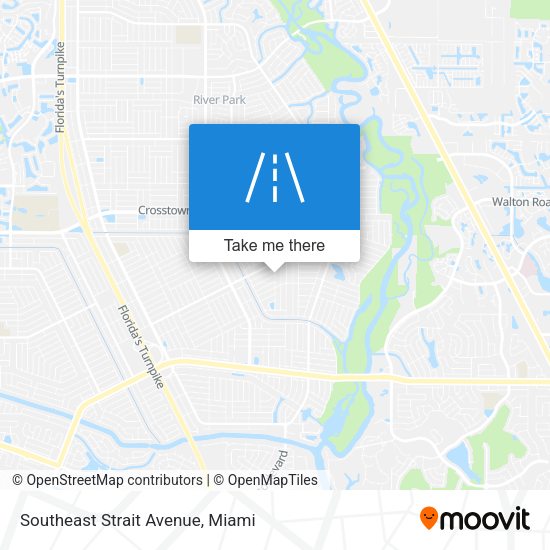 Southeast Strait Avenue map