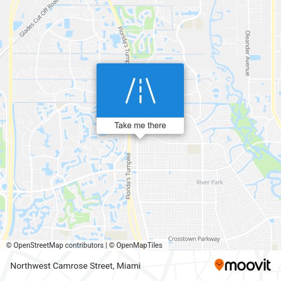 Northwest Camrose Street map