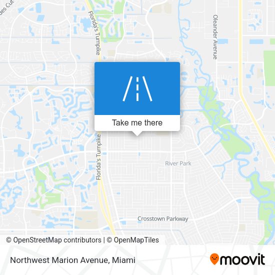 Northwest Marion Avenue map