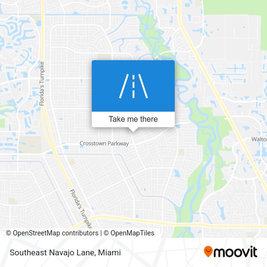Mapa de Southeast Navajo Lane