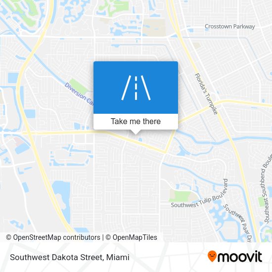 Mapa de Southwest Dakota Street