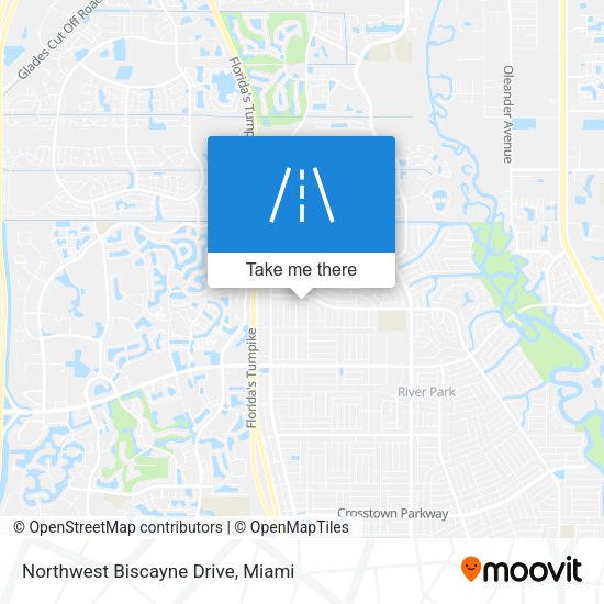 Mapa de Northwest Biscayne Drive