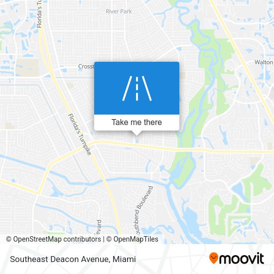 Southeast Deacon Avenue map