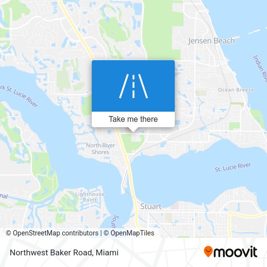 Mapa de Northwest Baker Road