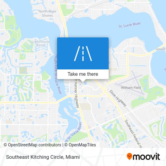 Southeast Kitching Circle map