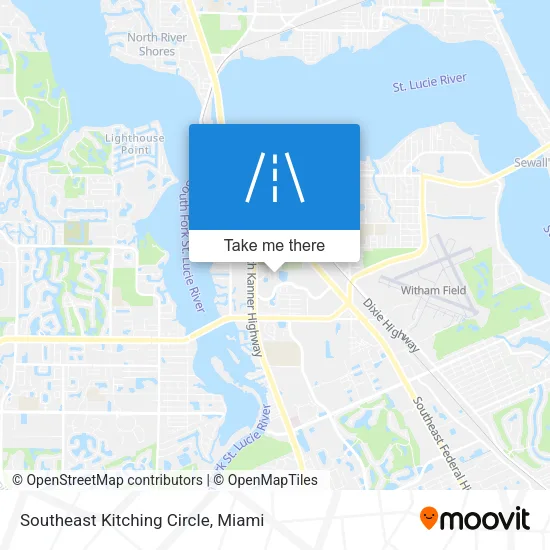 Southeast Kitching Circle map