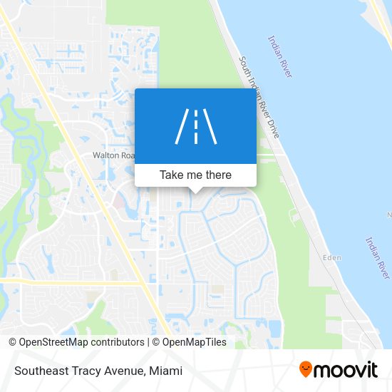 Mapa de Southeast Tracy Avenue