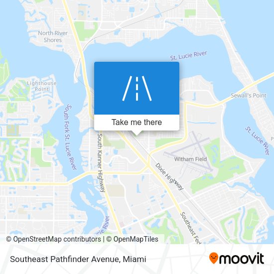 Southeast Pathfinder Avenue map