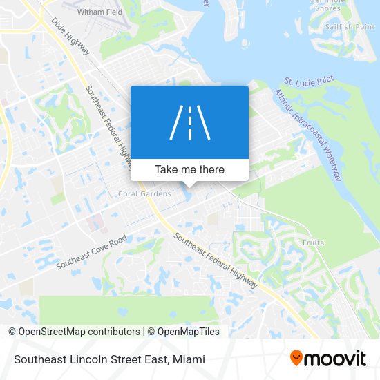 Mapa de Southeast Lincoln Street East