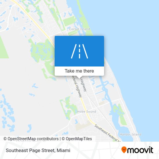 Southeast Page Street map