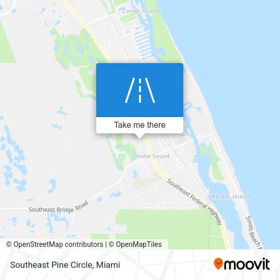 Southeast Pine Circle map