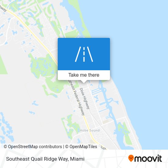 Southeast Quail Ridge Way map