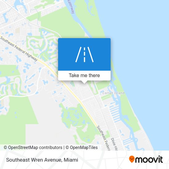 Mapa de Southeast Wren Avenue