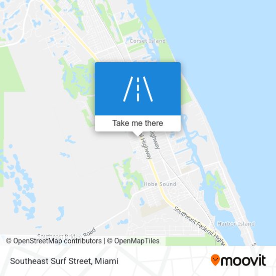 Southeast Surf Street map