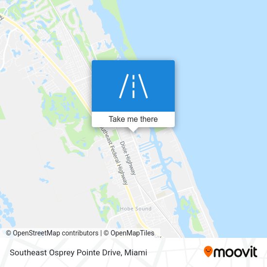 Mapa de Southeast Osprey Pointe Drive
