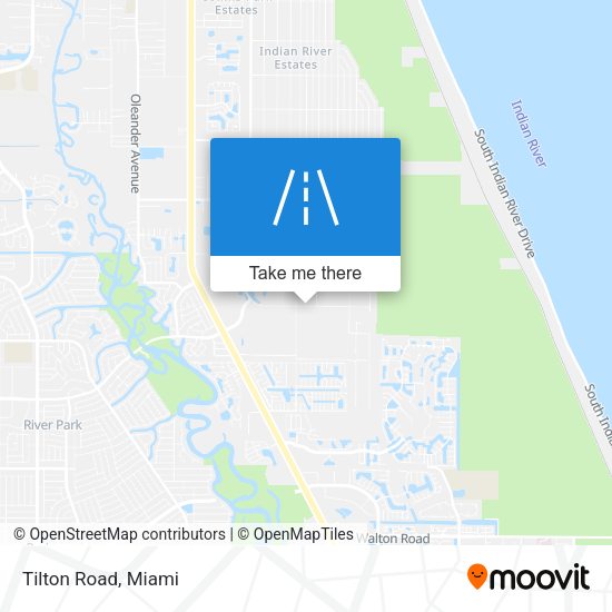 Mapa de Tilton Road