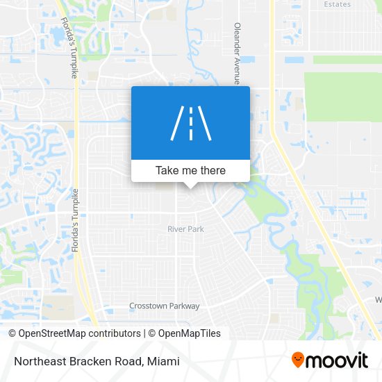 Mapa de Northeast Bracken Road